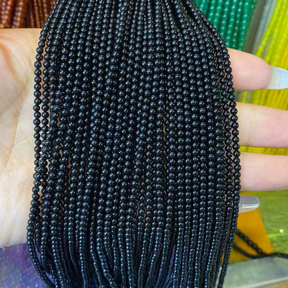 Round Black Onyx Beads