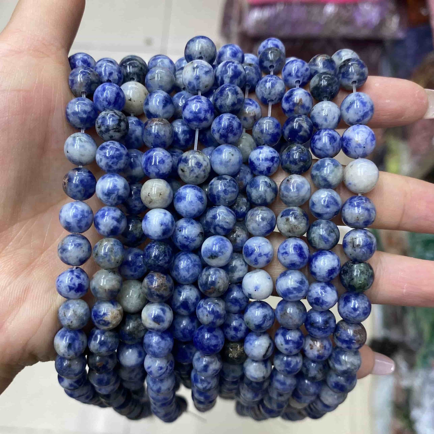 Round Smooth Beads Crystal/Quartz/Jasper/Agate 4mm 6mm 8mm 10mm