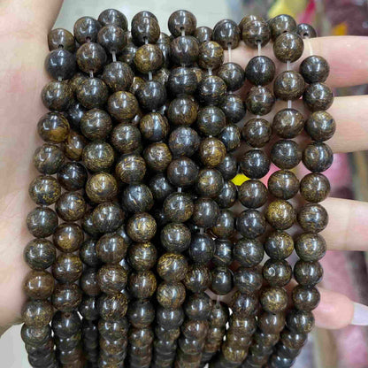 Round Smooth Beads Crystal/Quartz/Jasper/Agate 4mm 6mm 8mm 10mm