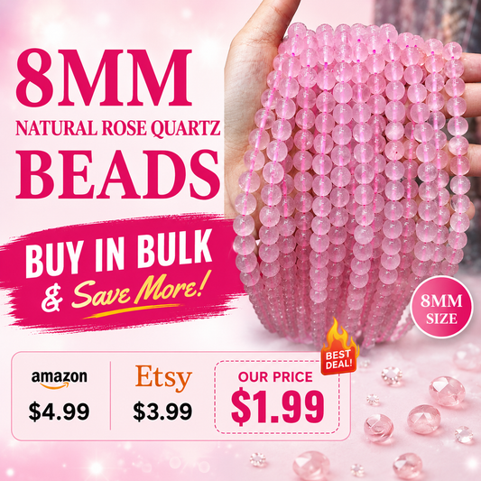 Rose Quartz Smooth Beads Bulk Order
