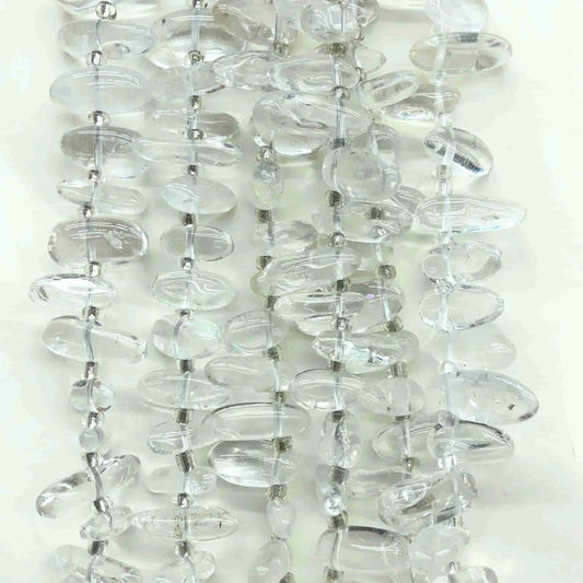 Freeform Chip Clear Quartz Beads