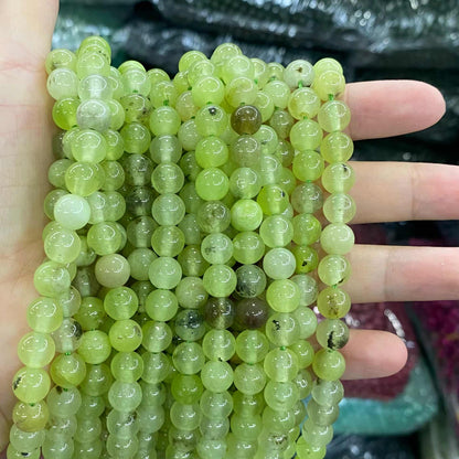 $1.99-8mm Color Jade Beads Round Smooth/Faceted Beads