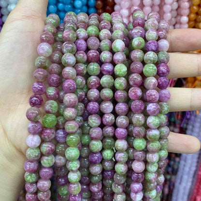 Color Jade Beads Round Smooth/Faceted Beads 6mm/8mm/10mm