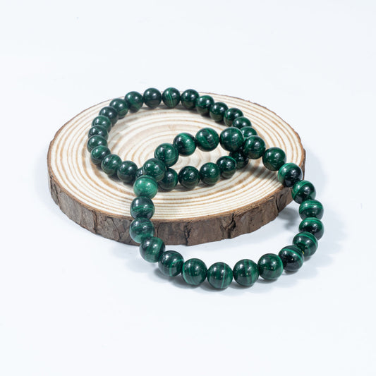 8mm Natural Malachite Bracelet Wholesale