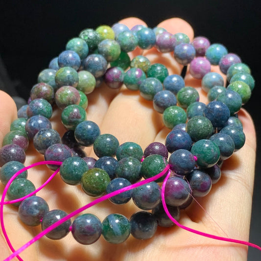 Ruby kyanite crystal bracelet