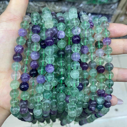 Round Fluorite Beads