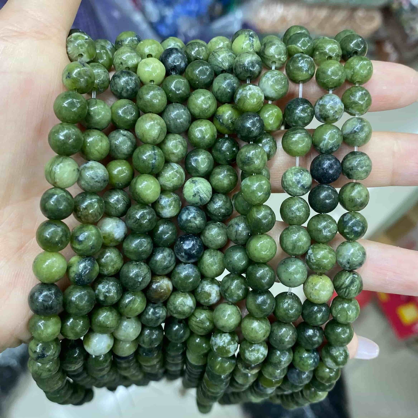 Round Smooth Beads Crystal/Quartz/Jasper/Agate 4mm 6mm 8mm 10mm