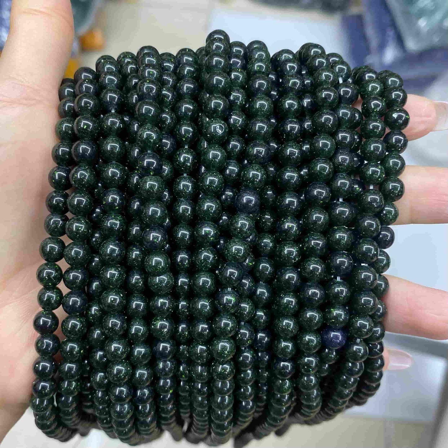 Round Smooth Beads Crystal/Quartz/Jasper/Agate 4mm 6mm 8mm 10mm