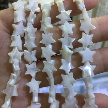 Star Shape Mother of Pearl MOP Beads
