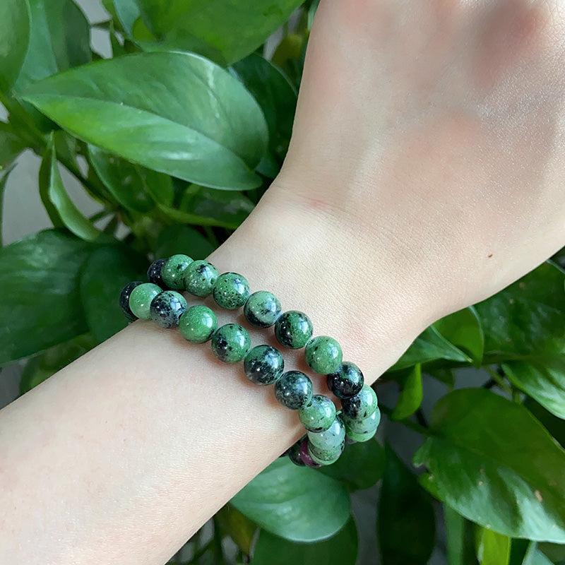 Ruby Zoisite Bracelet $10/3PCS