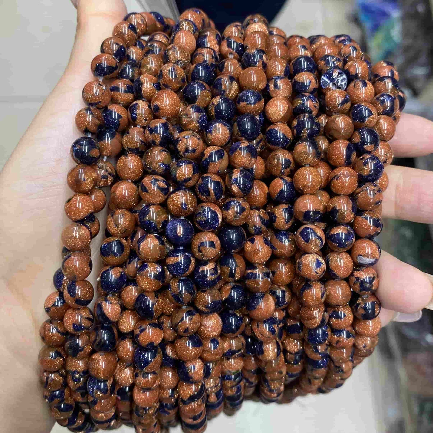 Round Smooth Beads Crystal/Quartz/Jasper/Agate 4mm 6mm 8mm 10mm