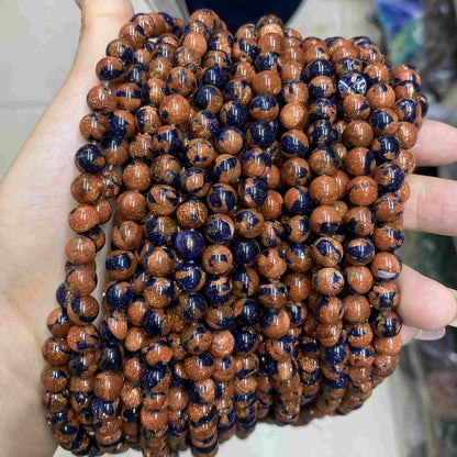 Round Smooth Beads Crystal/Quartz/Jasper/Agate 4mm 6mm 8mm 10mm