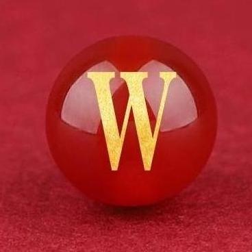 Natural Red Agate Beads - 26 Alphabet Loose Beads for Engraving Customization DIY