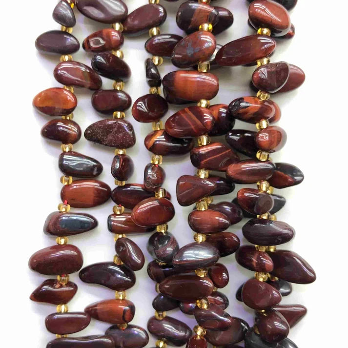 Freeform Chip Tigers Eye Beads