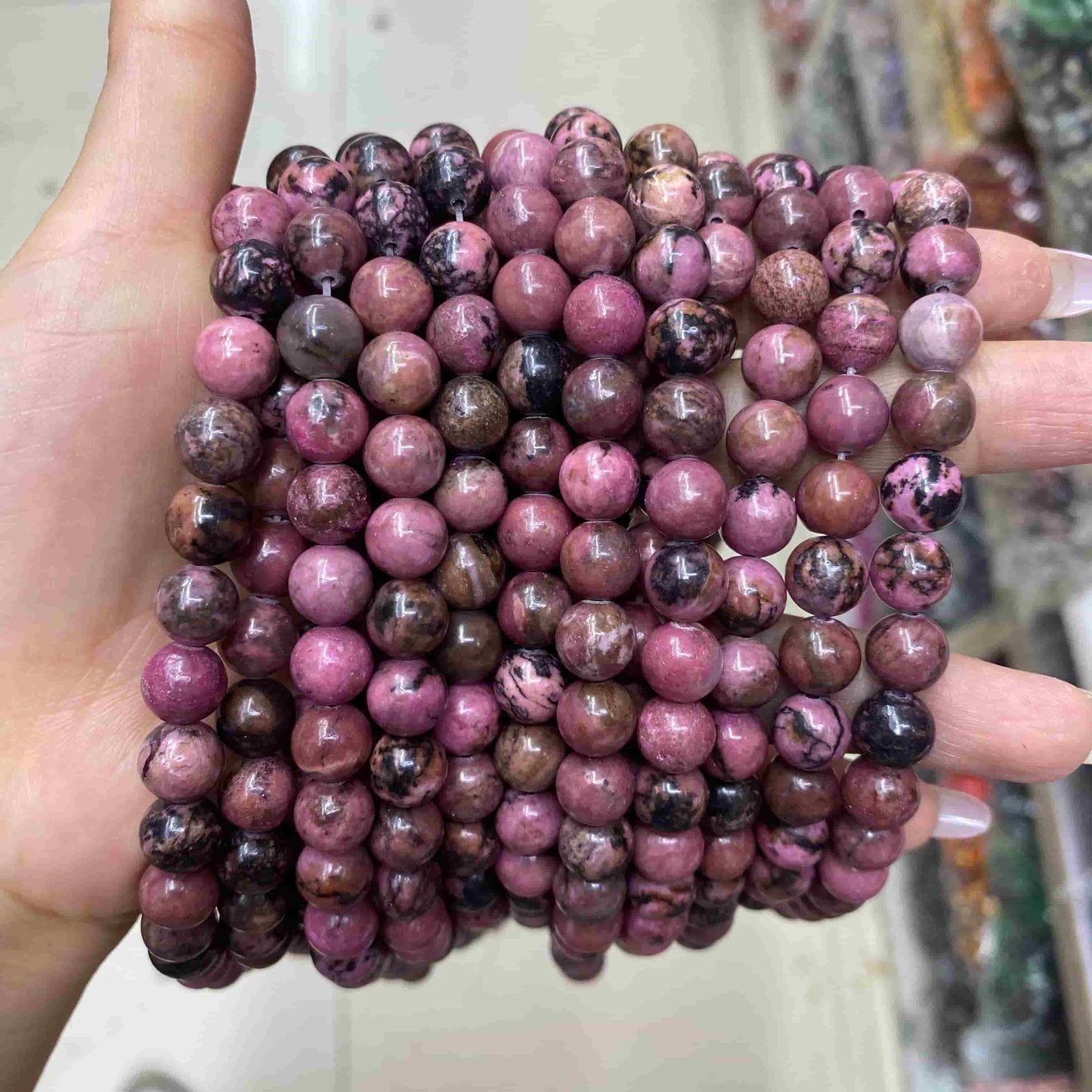 Round Smooth Beads Crystal/Quartz/Jasper/Agate 4mm 6mm 8mm 10mm