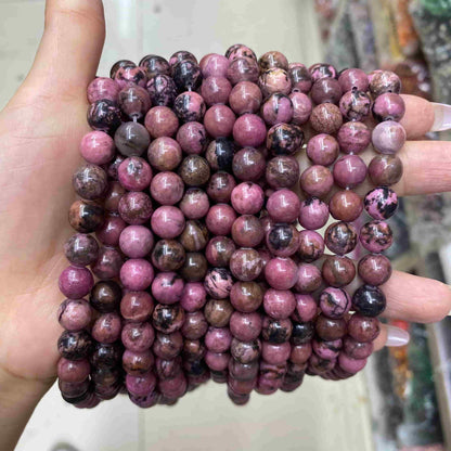 Round Smooth Beads Crystal/Quartz/Jasper/Agate 4mm 6mm 8mm 10mm