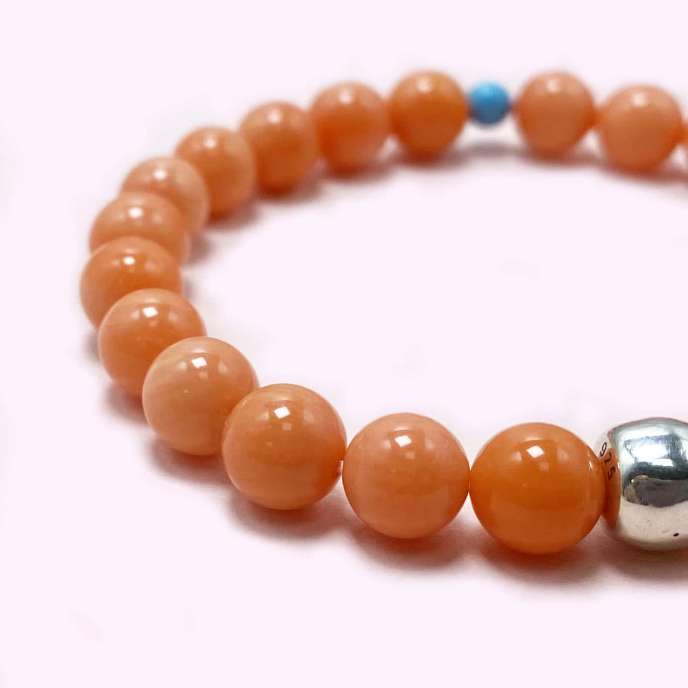 Red Sea Bamboo Coral Crystal Bracelet for Love and Relationship