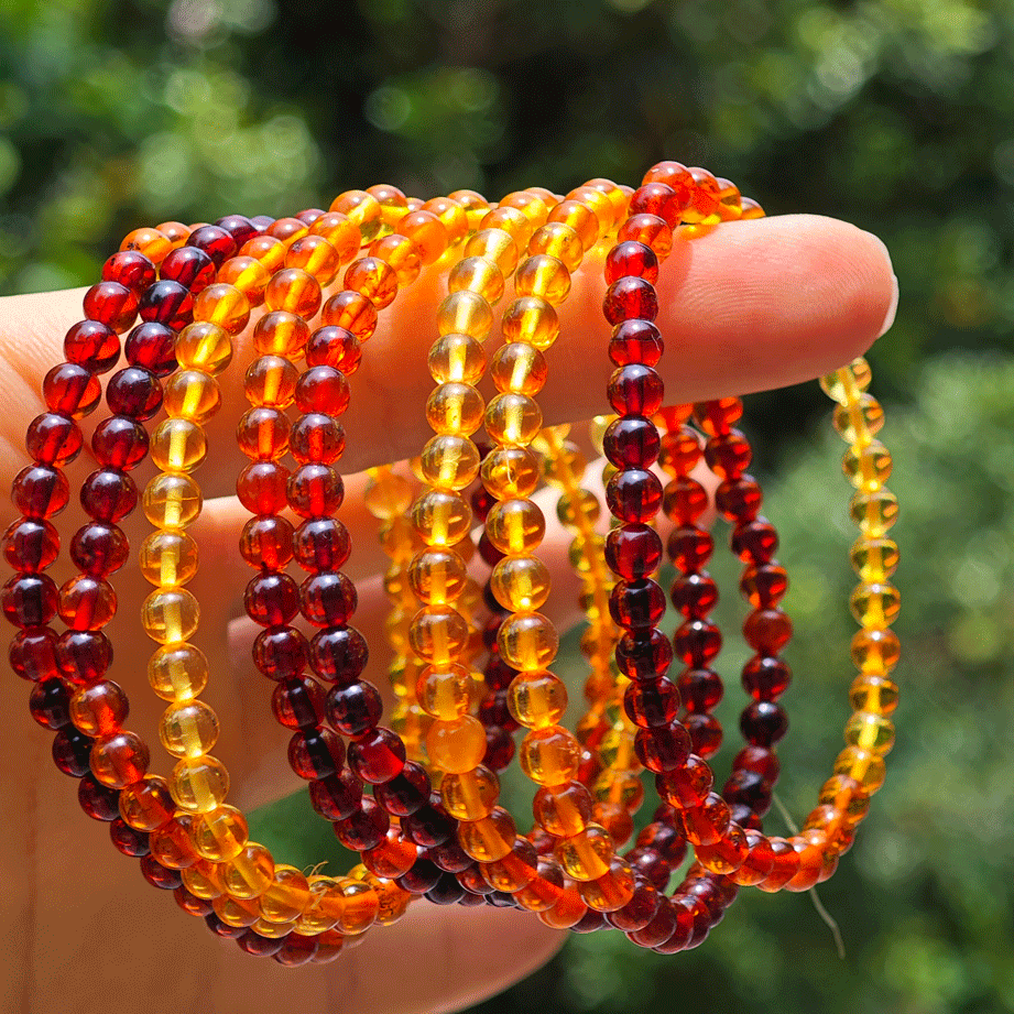 Wholesale Small Amber Crystal Bracelet