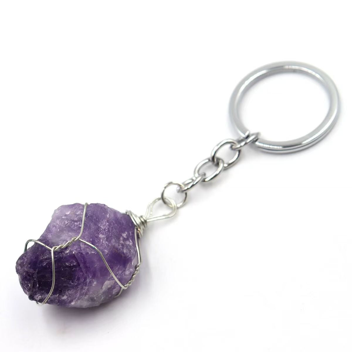 Healing Crystal Keychains