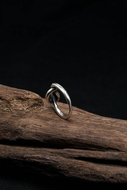 Knot Ring Retro 925 Sterling Silver