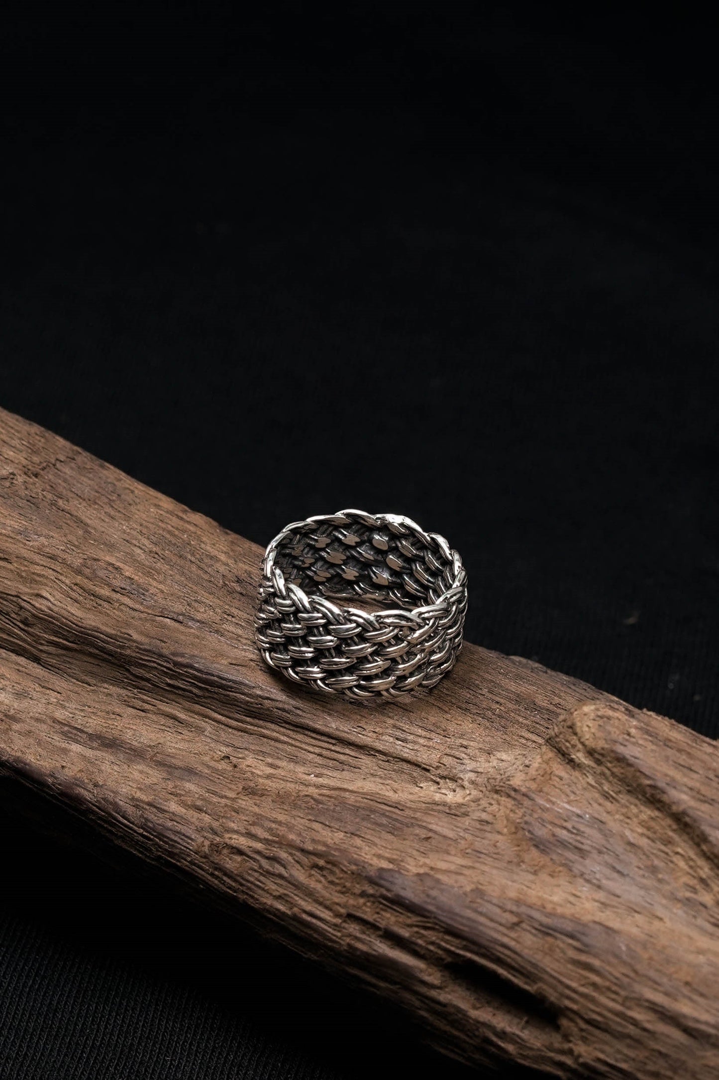 Classic Web Retro 925 Sterling Silver Ring