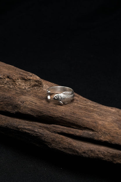 Classic Fish Retro 925 Sterling Silver Ring