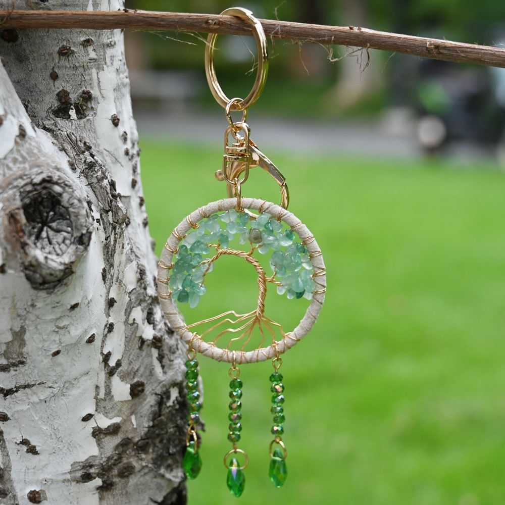 Dream Catcher Life Tree Healing Keychains