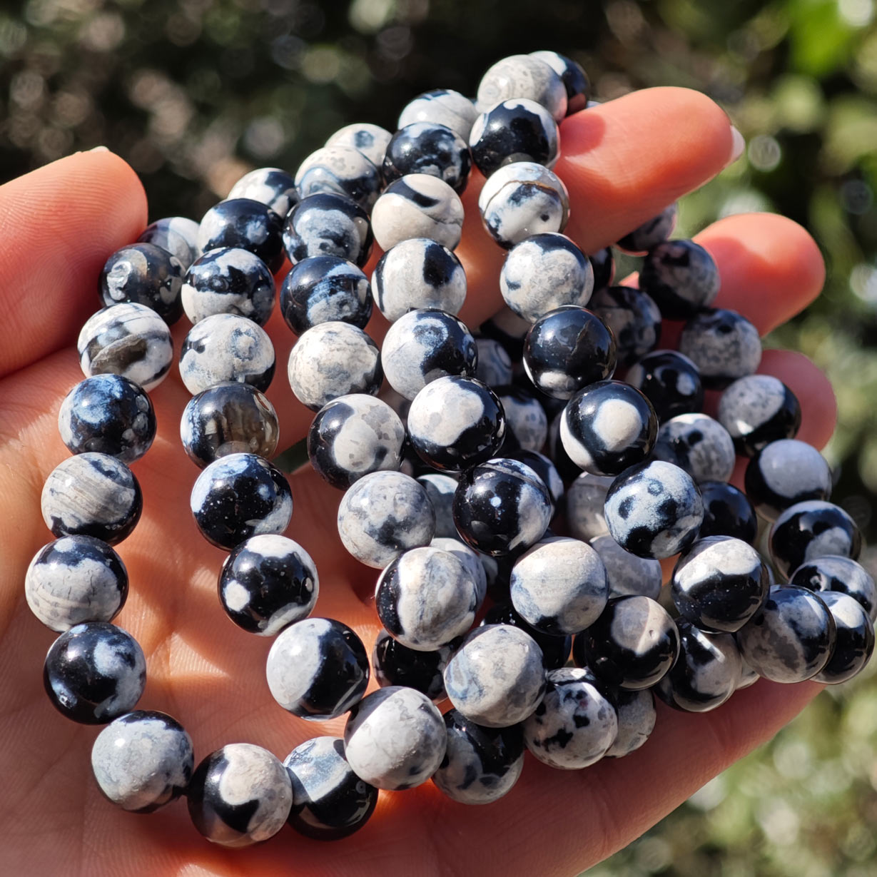 Wholesale Orca Agate Crystal Bracelet