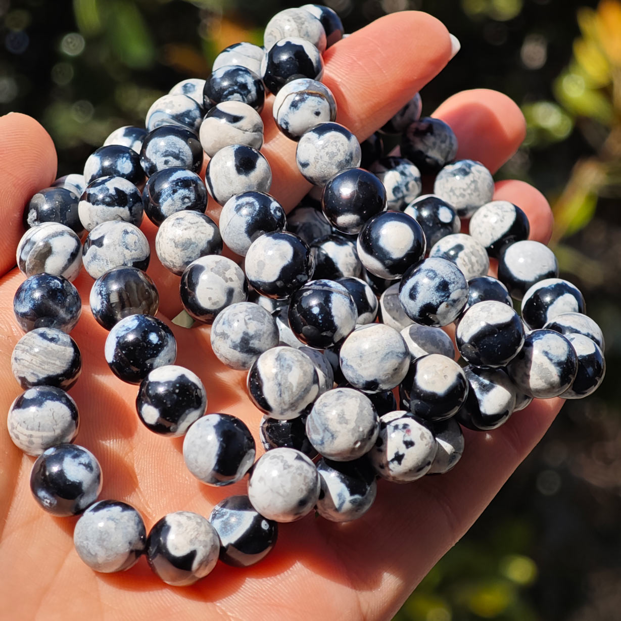 Wholesale Orca Agate Crystal Bracelet