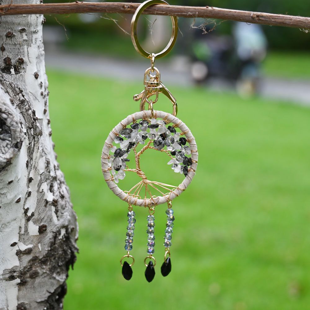 Dream Catcher Life Tree Healing Keychains