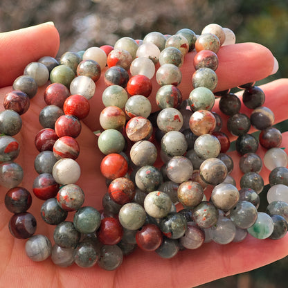 Wholesale Bloodstone Crystal Bracelet