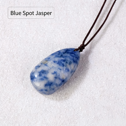 Healing Crystal Semi-Precious Stone Pendant Necklace