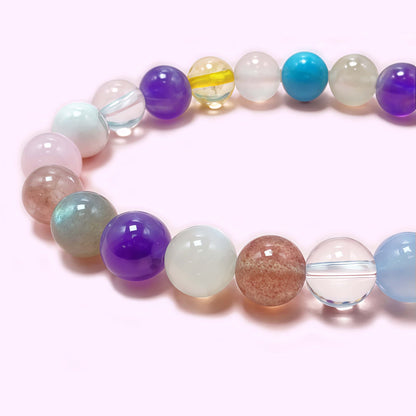 Colorful Seven Chakra Crystal Bracelet