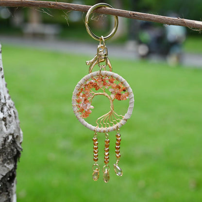 Dream Catcher Life Tree Healing Keychains