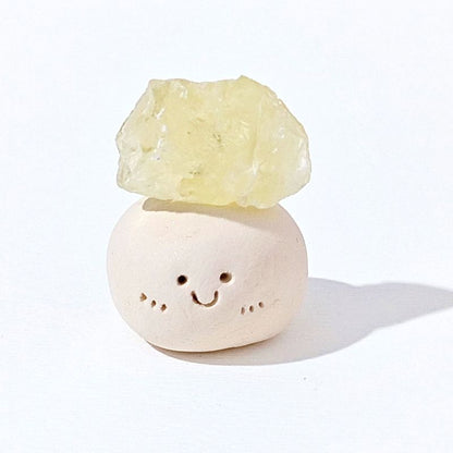 Micro Mineral Raw Crystal Gemstone Happy Face Collection