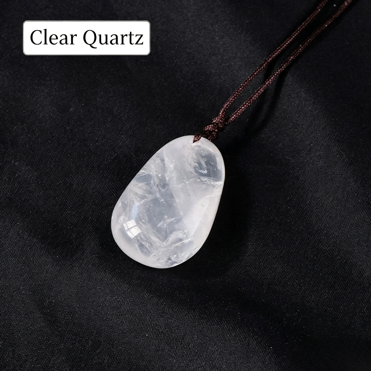 Healing Crystal Semi-Precious Stone Pendant Necklace