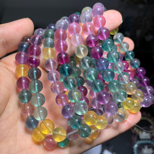 Wholesale Colorful Fluorite Crystal Bracelet