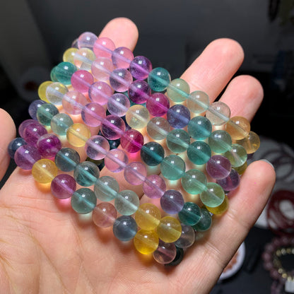 Wholesale Colorful Fluorite Crystal Bracelet