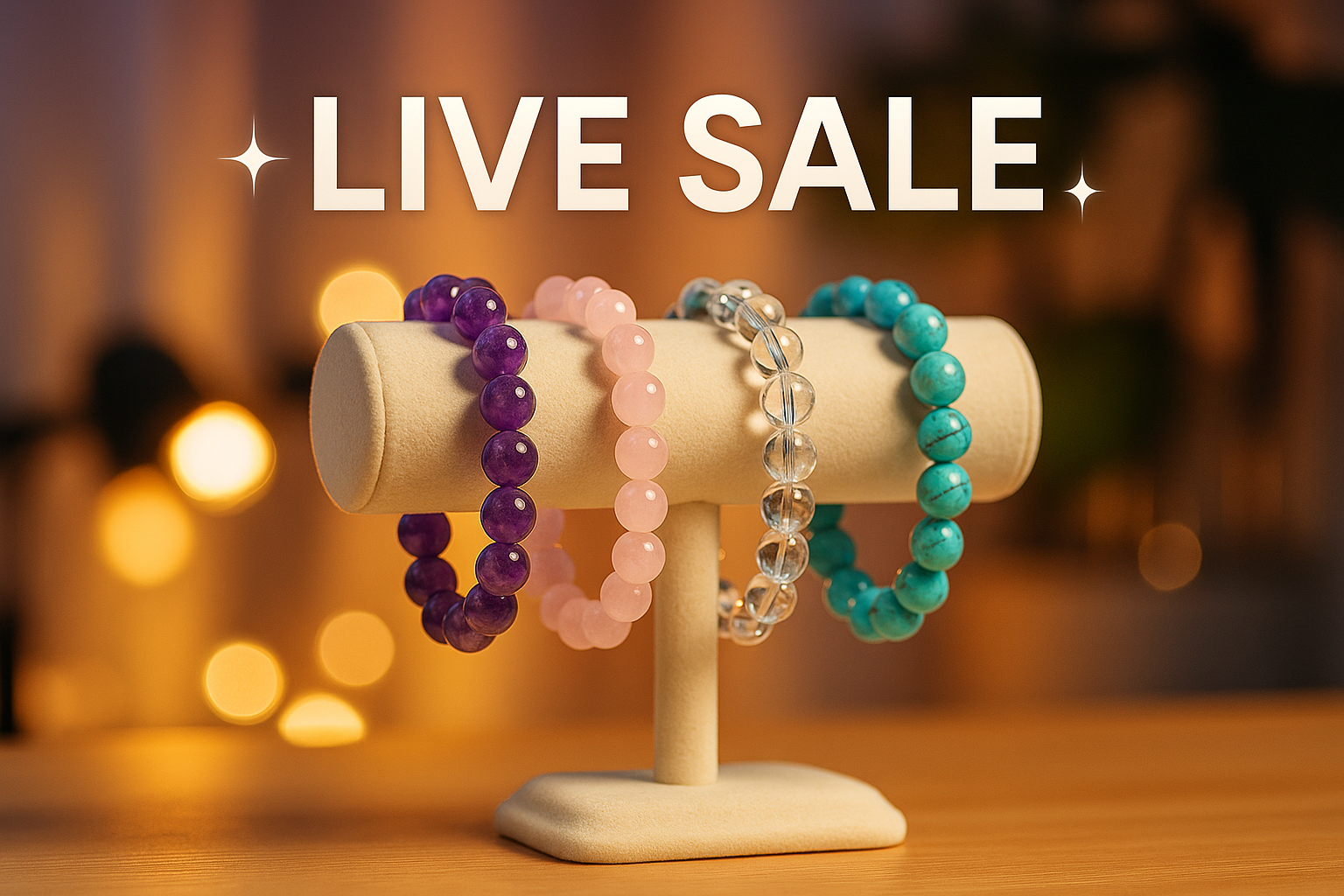  crystal bracelet live stream on sale