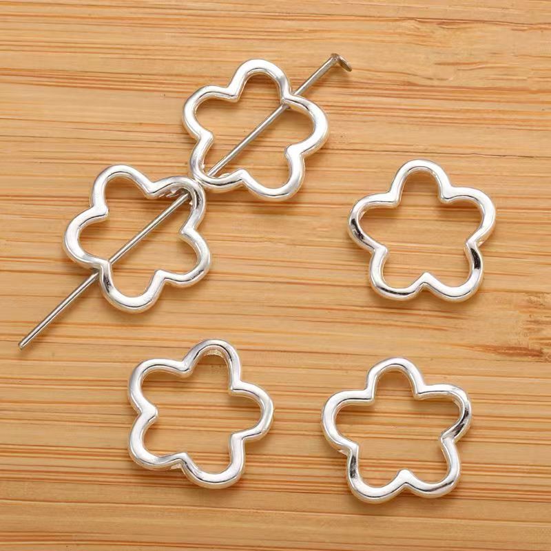 20PCS Flower Jewelry Making Findings Connector 15x15mm