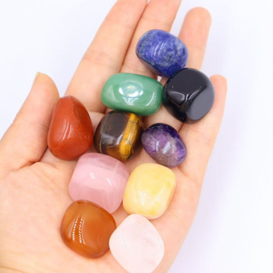 Natural Tumble Stone 10Pcs Set