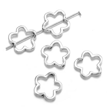 20PCS Flower Jewelry Making Findings Connector 15x15mm