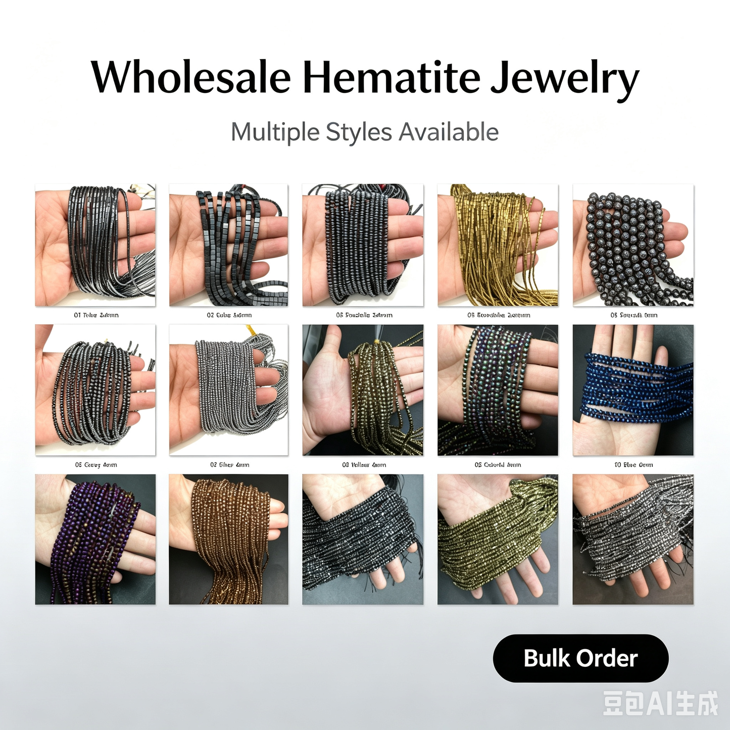 Multi-Style Hematite Jewelry Wholesale