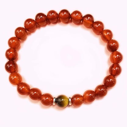 Red Agate for Better Wealth & Career Crystal Bracelet