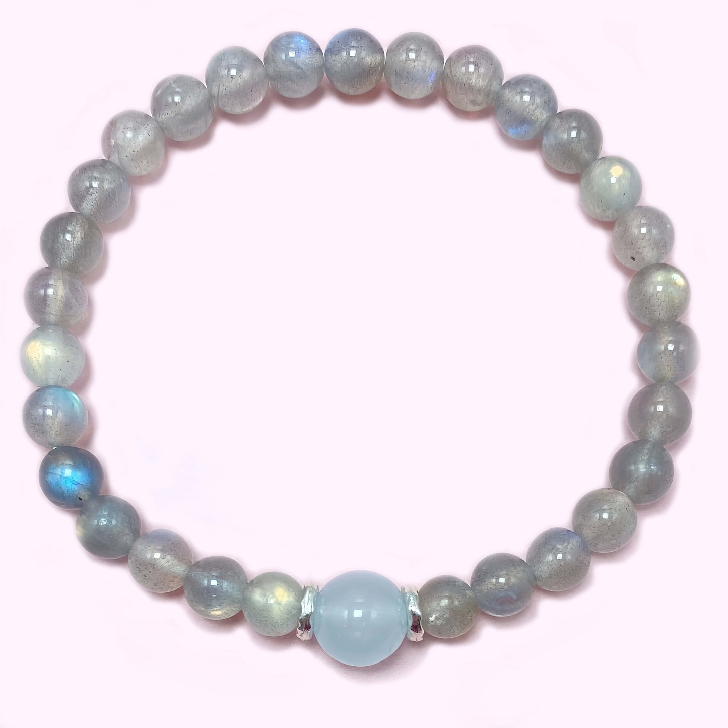 Labradorite to Help Lower Stress & Anxiety Level Crystal Bracelet
