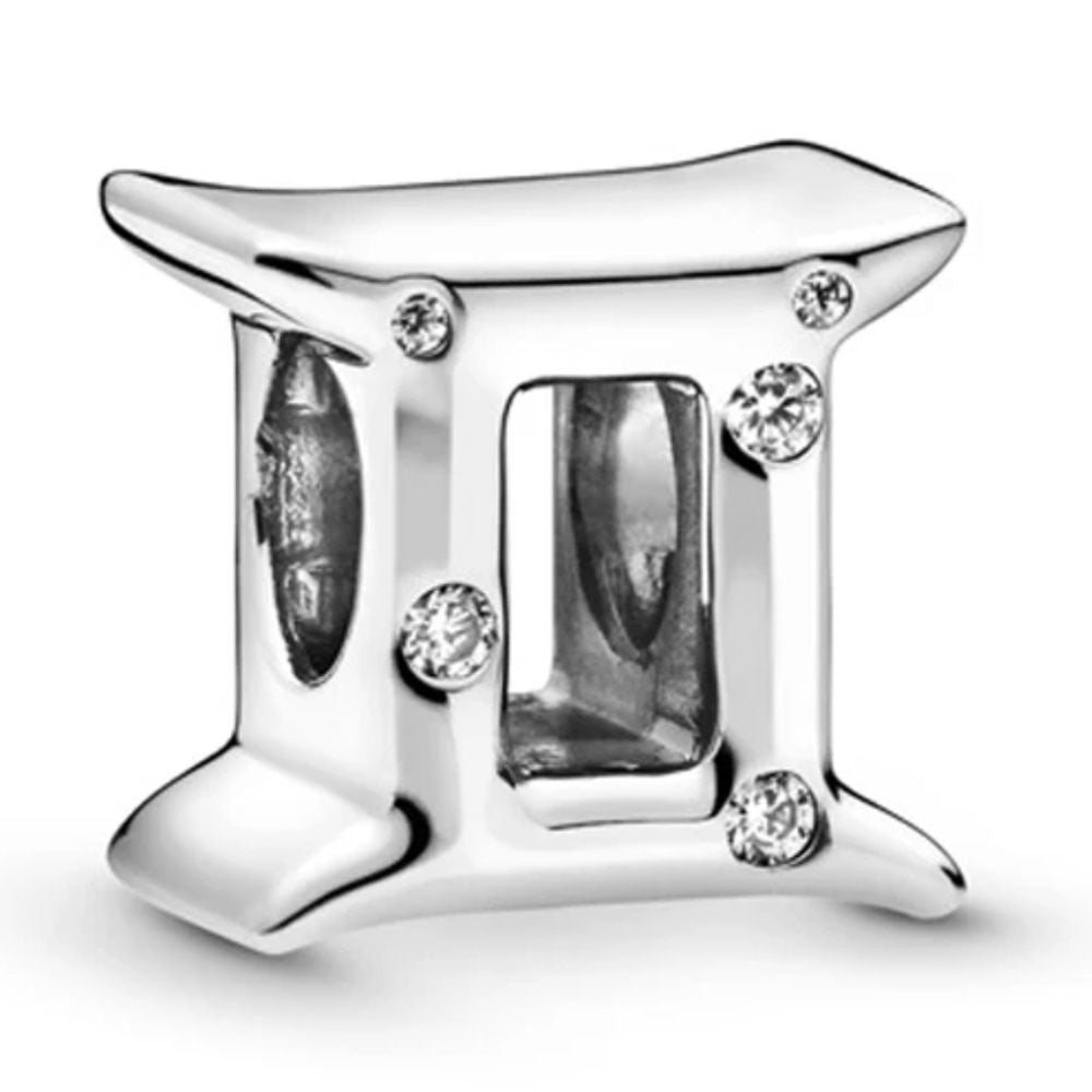 Zodiac Signs Silver Pendora Style Spacer Finding for DIY Jewelry Making