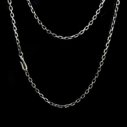 Twisted Leaf Retro 925 Silver Pendant