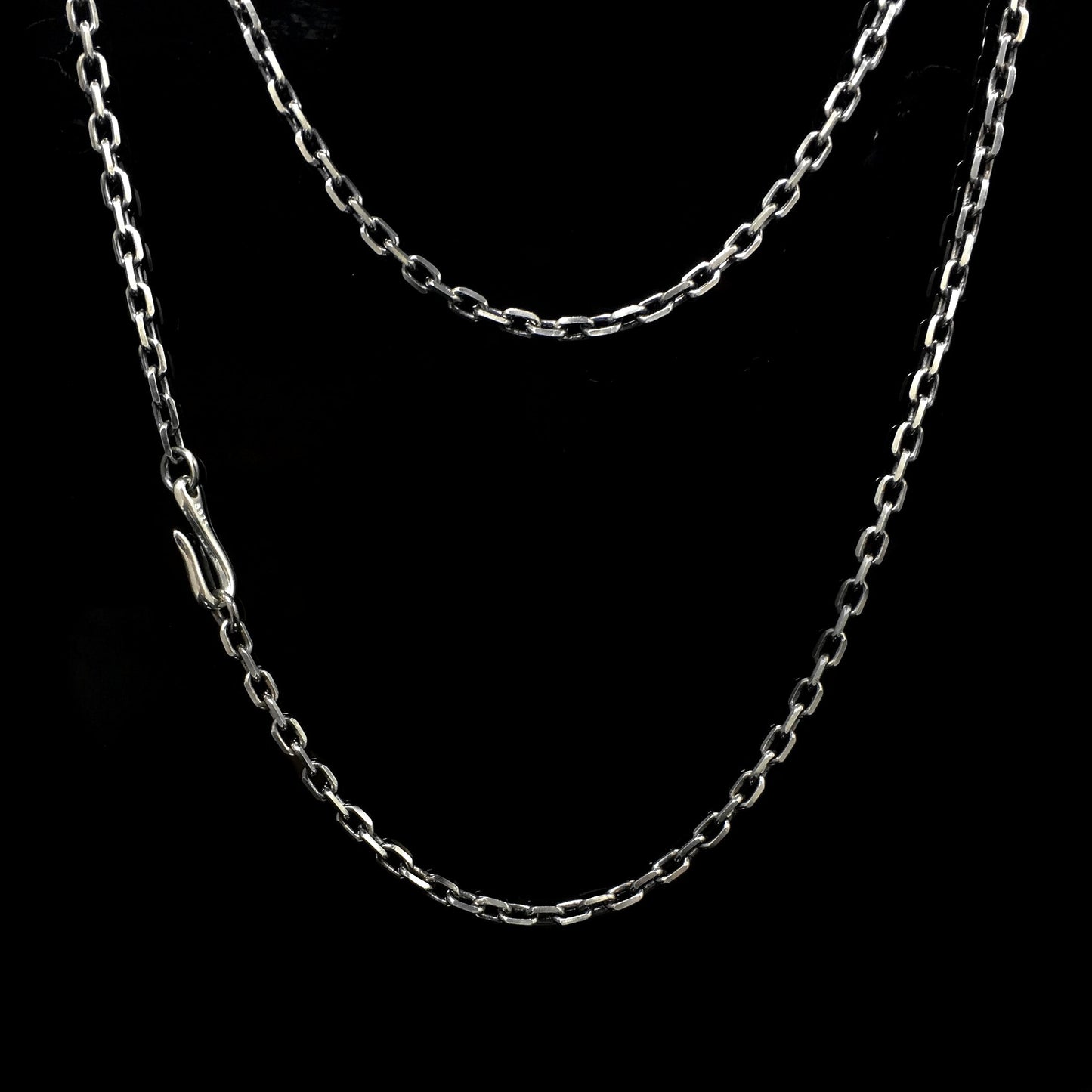 Right Feather Leaf Retro 925 Silver Pendant Takahashi Goro with Brass