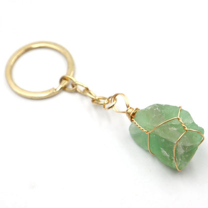 Healing Crystal Keychains