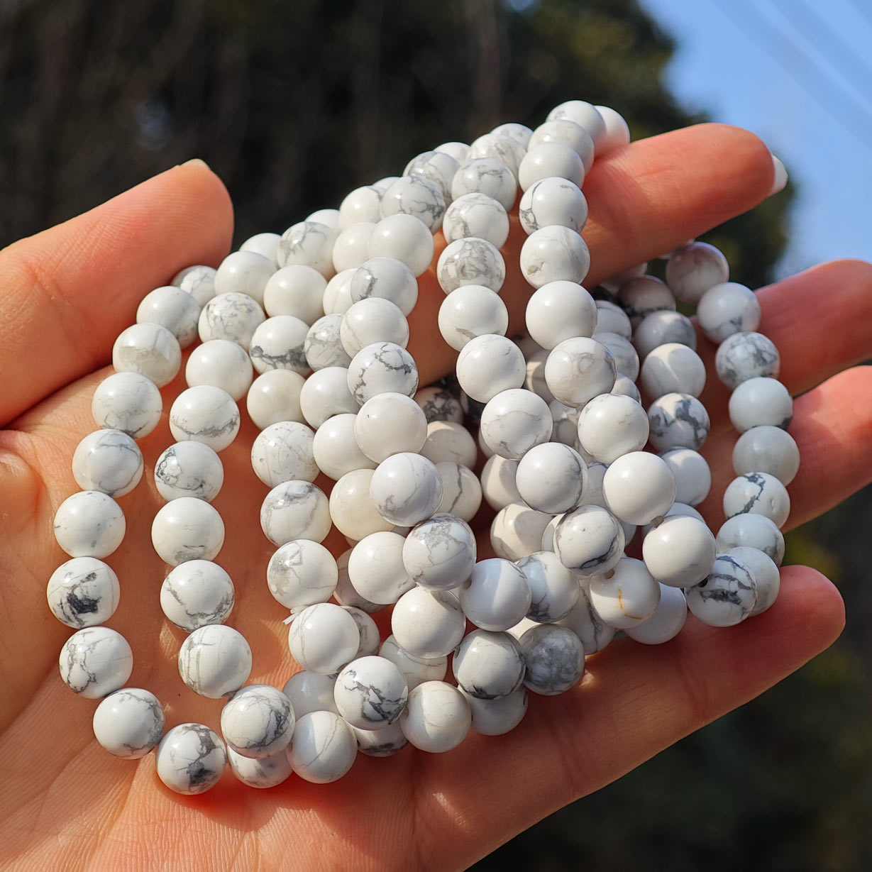 Wholesale Howlite Crystal Bracelet